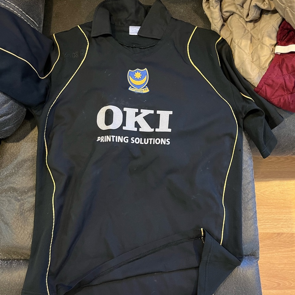 Black Portsmouth Soccer Jersey